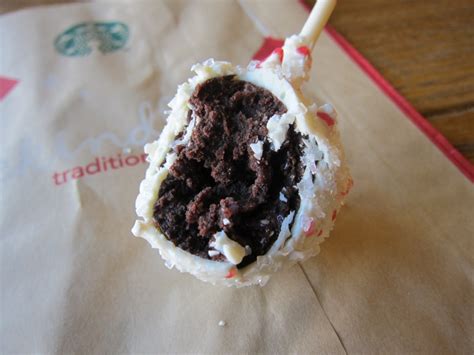 review starbucks peppermint brownie cake pop brand eating