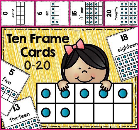 ten frame number cards    images ten frame number cards cards