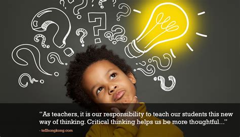 critical thinking    important    teach   students
