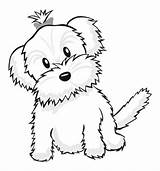 Coloring Pages Dog Puppy Cute Maltese Yorkie Color Kids Labradoodle Drawing Dogs Printable Small Puppies Sheets Ausmalbilder Print Colouring Cats sketch template