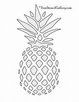 Pineapple Stencil Printable Template Stencils Patterns Clipart Templates Designs Freestencilgallery Cute Outline Leaf Craft Painting Pattern Diy Cricut Choose Board sketch template