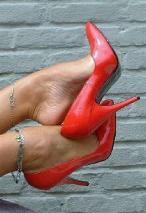 Red Pumps Arches And Anklets Heels Red High Heels