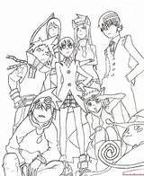 Coloring Soul Eater Pages Lineart Characters Butler Book Anime Colouring Sheets Drawing Printable Bell Adults Color Da Manga Kid Choose sketch template