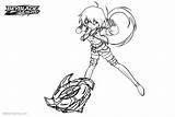 Beyblade Coloring Pages Burst Girl Printable Kids Adults sketch template