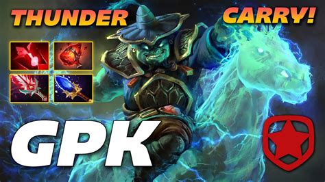 gpk storm spirit thunder carry dota 2 pro gameplay