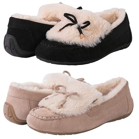womens faux fur lined slippers deal hunting babe