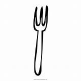 Fork Coloring Pages Template sketch template