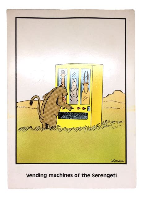 Far Side Gary Larson Original Vintage Collectible Greeting Card Blank