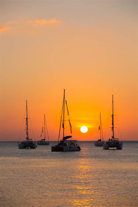 yacht   sea  sunset   sunset vacation trips yacht