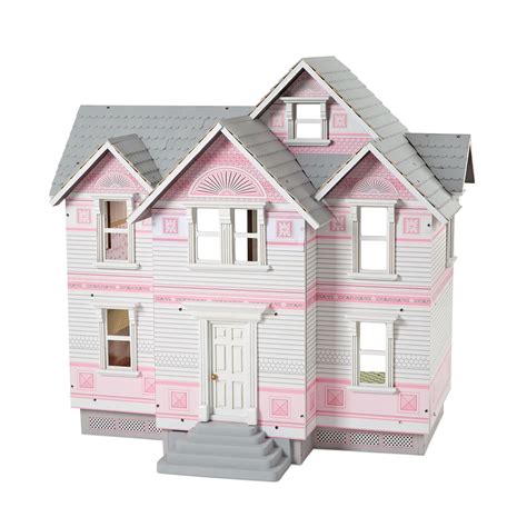 melissa doug classic heirloom victorian wooden dollhouse white