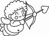 Cupido Coloring Baby Happy Very Pages Wecoloringpage sketch template