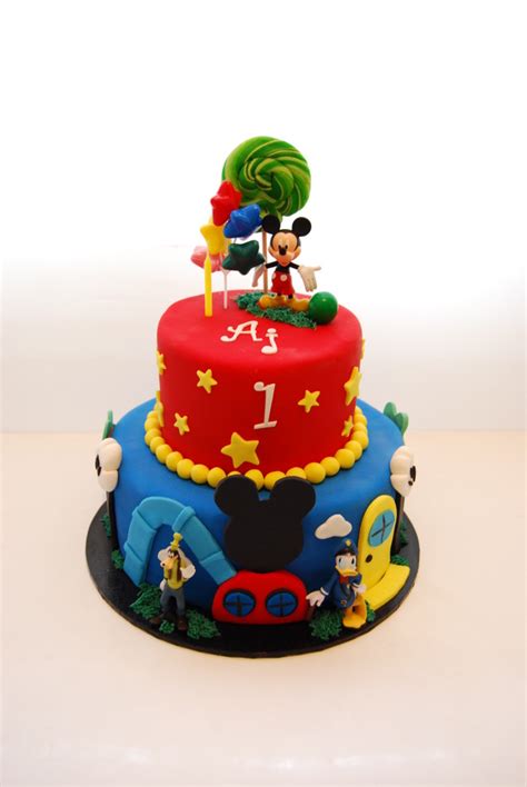 Mickey Clubhouse Cake 395 • Temptation Cakes Temptation