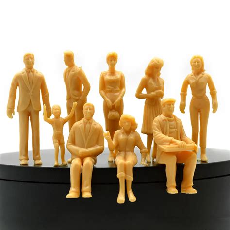 teraysun  shipping pcs miniature scale model skin color figures
