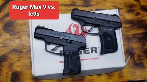 ruger max  pro  lcs pro table top side  side comparison youtube
