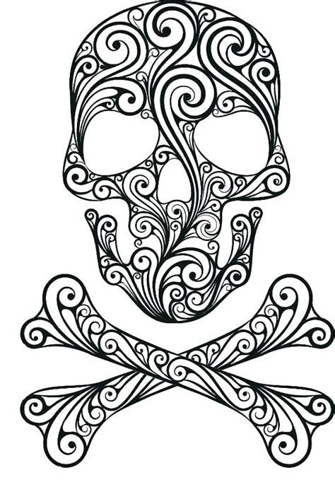 girly skull coloring pages  getcoloringscom  printable