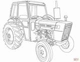 Coloring Ford Tractor Pages Supercoloring Printable Drawing Colorings sketch template