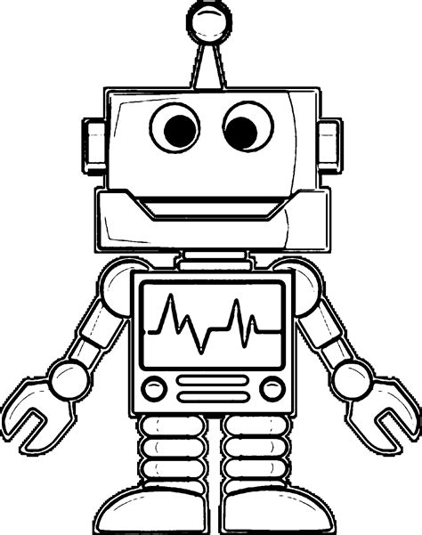 robot coloring page wecoloring coloring home