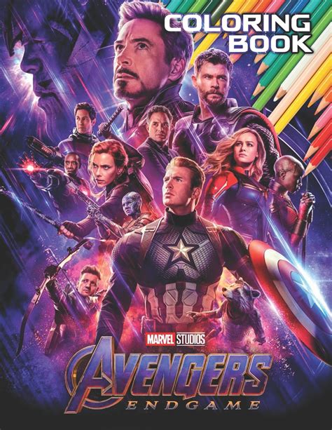 marvel avengers endgame coloring book  exclusive illustrations