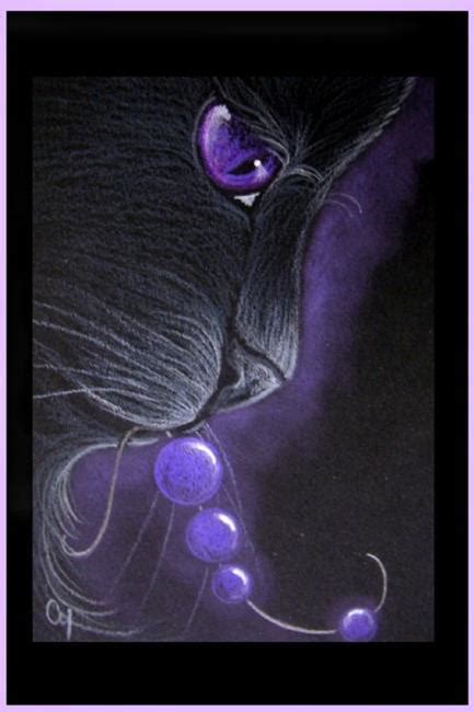 Black Cat Profile 12 Amethyst By Cyra R Cancel From Cat Gallery