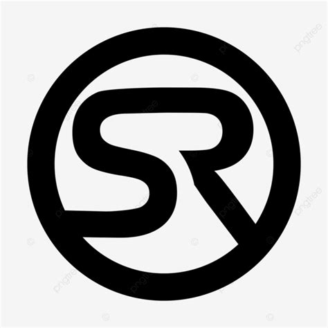 sr letter logo vector sr logo letter png  vector  transparent background