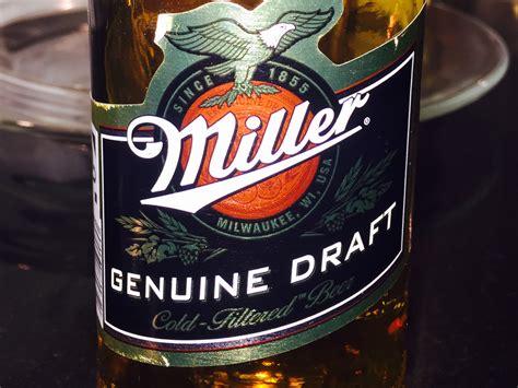 miller genuine draft beer