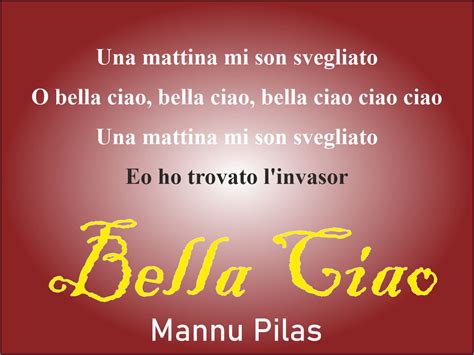 bella ciao song lyrics  italian english