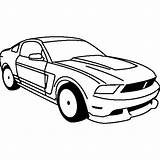 Mustang Pages 1969 Template Coloring sketch template