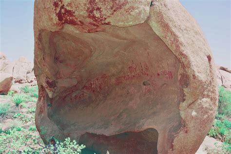 patrick tillett hollowed boulder rock art joshua tree