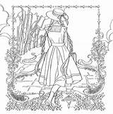 Coloring Pages Green Gables Anne Fashion Adults Color Sci Fi Book Oasis Adult Deadly Sins Avalon Magic Web Printable Arrow sketch template