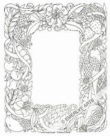 Border Coloring Pages Flower Borders Drawing Color Frame Wonderland Alice Pencil Line Sketch Colouring Will Title Printable Floral Getdrawings Designs sketch template