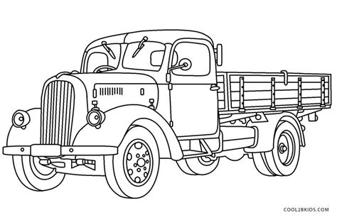 printable truck coloring pages  kids truck coloring pages