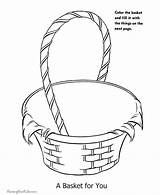 Easter Coloring Basket Pages Empty Crafts Bushel Kids Kid Part Printing Help Print Printable Template sketch template