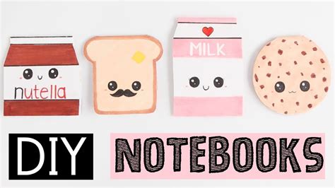 diy notebooks  easy cute ideas youtube