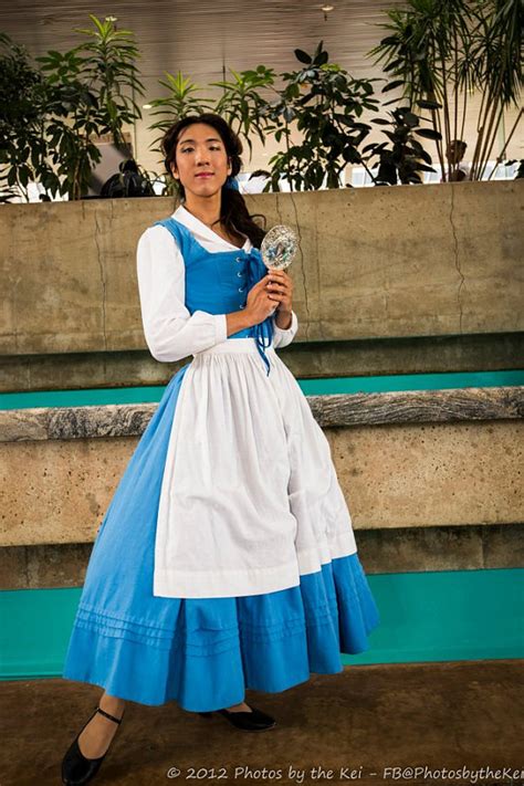 beauty blue village peasant dress inspired costume garb belle cosplay