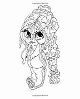 Coloring Pages Big Eyed Sims Girls Lacy Sunshine Book Whimsical Color Besties Boo Volume Stamps Amazon Books Template Choose Board sketch template