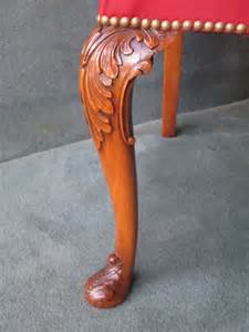cabriole leg desk arm chair  mahogany antiques atlas