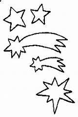 Shooting Star Coloring Clipart Small Pages Library sketch template