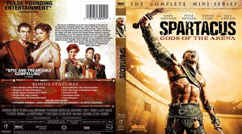spartacus gods   arena mini series tv blu ray scanned covers