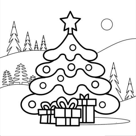 tree coloring pages  simple tree coloring page coloring home