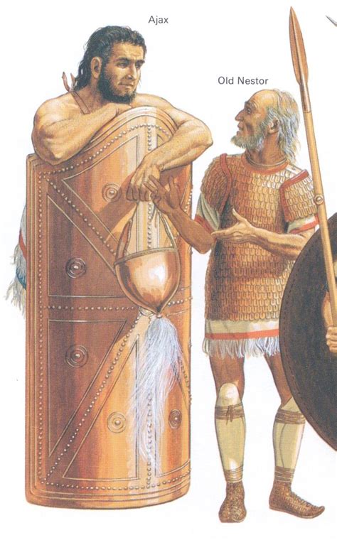 heroes   trojan war great ajax nestor peter connolly troythe iliad  homer