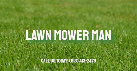 lawn care  landscaping   nepean lawn mower man