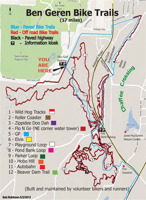 mountain bike trails     fort smith