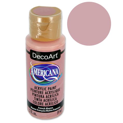 acrylic paint high quality decoart americana mauve  ml perles