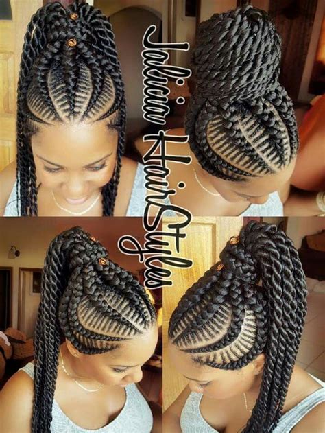 images  braiding hair design  pinterest ghana braids
