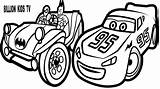 Spiderman Coloring Car Pages Lightning Mcqueen Drawing Line Getcolorings Cars Printable Buggy Batman Getdrawings Clipartmag Color Print sketch template