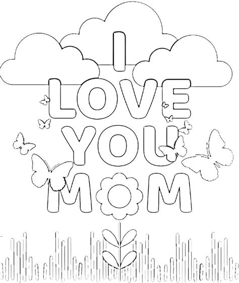 impressive  love  mommy coloring pages mom coloring pages mothers