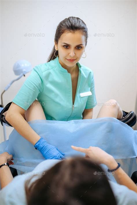 Female Gynecologist Works With Patient In Chair Gynecologists Female