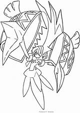 Tapu Koko Ausmalbilder Pokémon Zeraora Seventh Pok Tsareena Generación Séptima Fini Septima Generacion Solgaleo Colorare Cartonionline sketch template