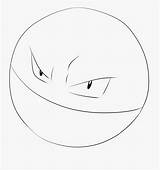 Voltorb Electrode Pokemon Draw Amazing Coloring Line Clipartkey sketch template