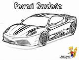 Ferrari Pages Coloring Colouring Scuderia Boys Car Kids Cars Race Book Rally Clipart Supercar Print sketch template
